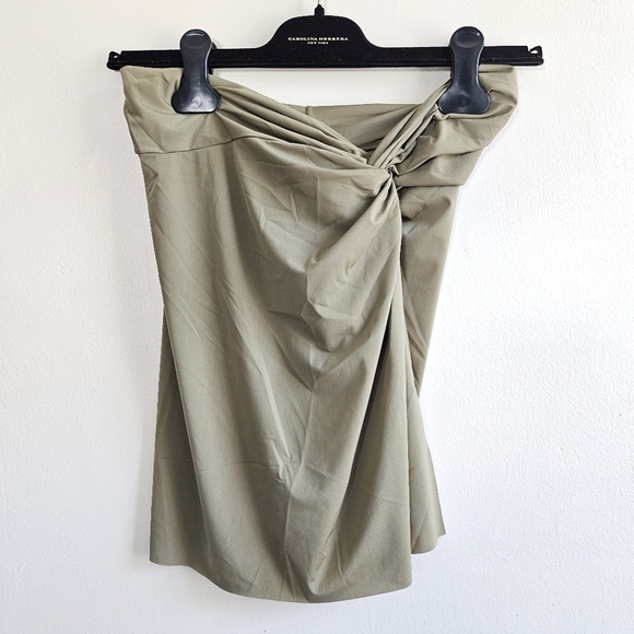 New Vix Swimwear Karen Mini Skirt Pareo Skirt Olive Swim Beach Cover-Up NWT - Picture 6 of 10
